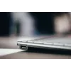 BakkerElkhuizen UltraBoard 950 BE Azerty, Mini, Juhtmega, USB, Käärikklahvlüliti, AZERTY, Helehall, Valge