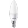 Philips Candle & Lustre, 4,9 W, 40 W, E14, 470 lm, 15000 h, soe valge