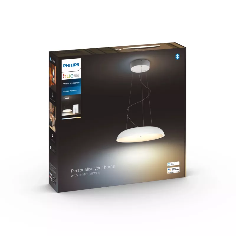 Nutikas rippvalgusti Philips Hue Valge ambience Amaze — Bluetooth, 24 V, 434×77 mm, valge