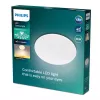 Laelamp Philips Functional Moire 36 W LED, valge, ümmargune, mittevahetatavad pirnid, 220–240 V
