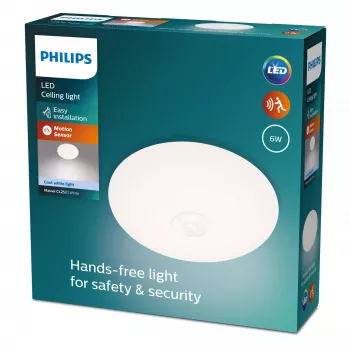 Laelamp Philips Functional Mauve 6 W LED, ümmargune 250×72 mm, valge, fikseeritud integreeritud pirn