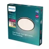 Laelamp Philips Functional Ozziet 18 W LED, ümmargune, must, mittevahetatav pirn, 220–240 V