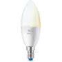 WiZ Candle 40 W C37 E14 x2, Nutipirn, Wi-Fi/Bluetooth, Valge, Wi-Fi 4 (802.11n), 802.11b, 802.11g, LED, E14