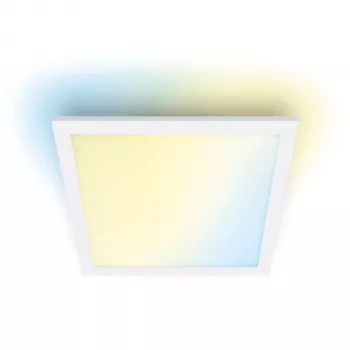 Signify WiZ Panel Ceiling 12 W Square nutikas laepaneelvalgusti, 12 W, Wi‑Fi, 300×300×42 mm, valge