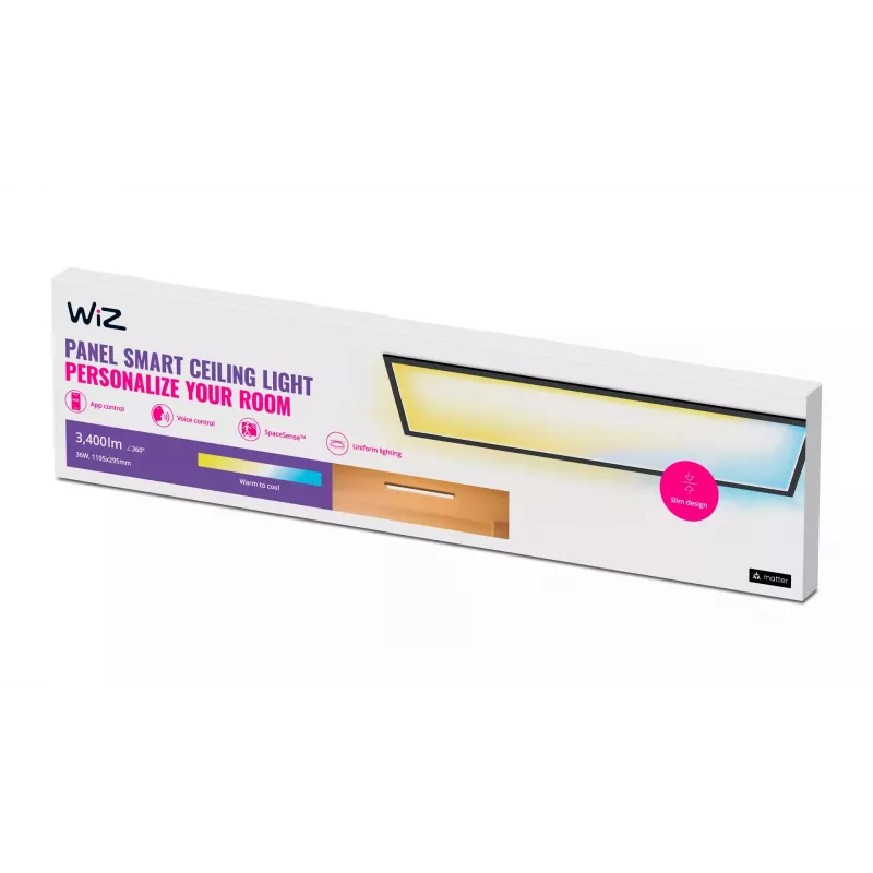 Paneel-laelamp WiZ 36 W Ristkülikukujuline
