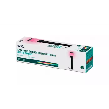 Nutikas pollaripikendus Signify WiZ — LED-pedestaal-/postivalgusti, 12 V, 108,5×108,5×518 mm, must
