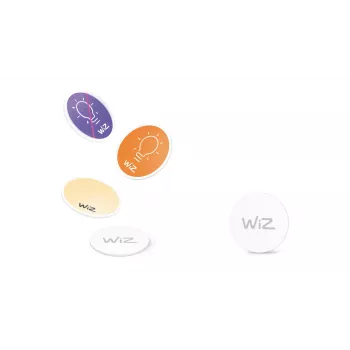WiZ NFC-silt 4 tk, Juhtmevaba, NFC, Valge, IP20, Plastik, Ei nõuta