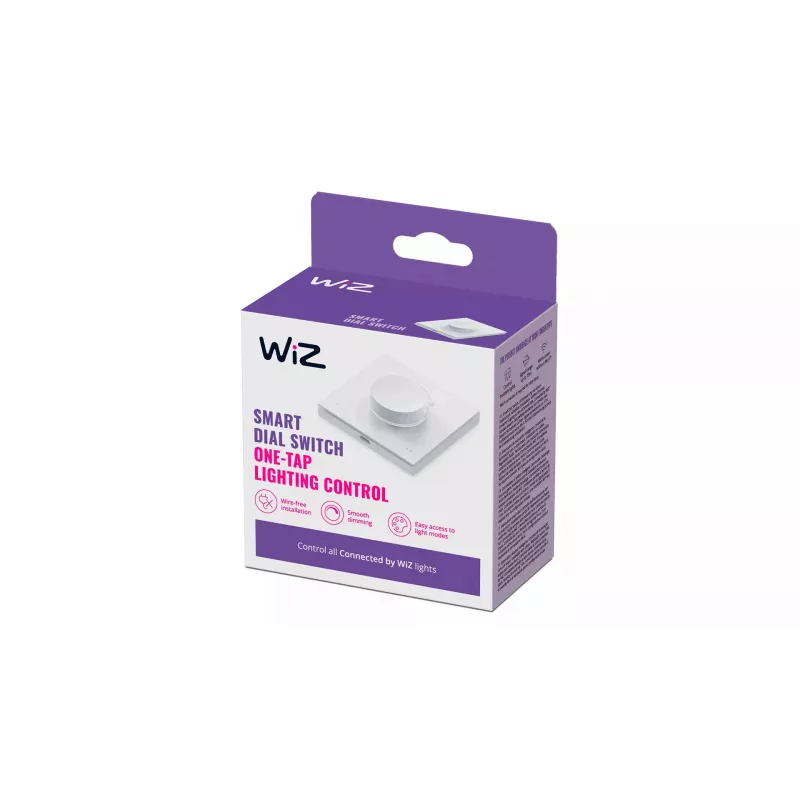 WiZ Smart Dial Switch Philips juhtmevaba Wi-Fi valge aku 5 V