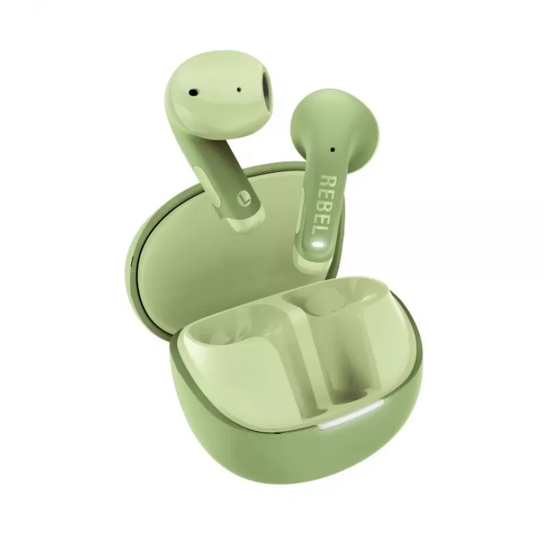 Hama Twins Core 2 kõrvaklapid True Wireless Stereo (TWS) kõrvasisesed kõned/muusika USB USB-C Bluetooth roheline