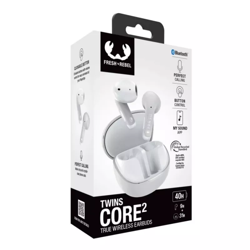 Hama Twins Core 2 Peakomplekt Tõeline juhtmevaba stereo (TWS) Kõrvasisene Kõned/Muusika USB USB-C Bluetooth Hall