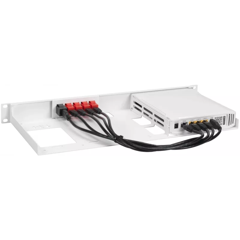 Paigalduskomplekt Rackmount.IT RM-FB-T4 1U valge 48,3 cm