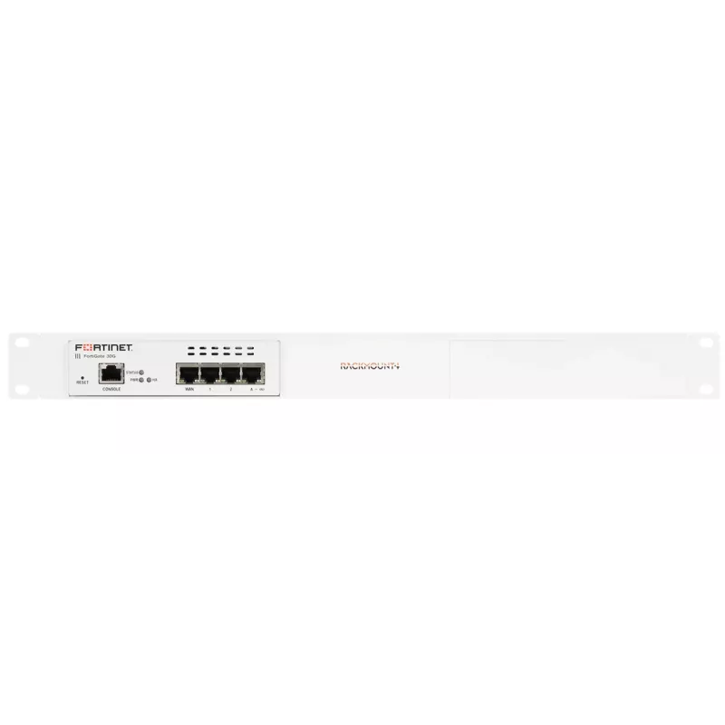 Rackmount IT 1U raamikinnitus FortiGate 30G seeriale RM-FR-T28 — 1U, esisiini komplekt