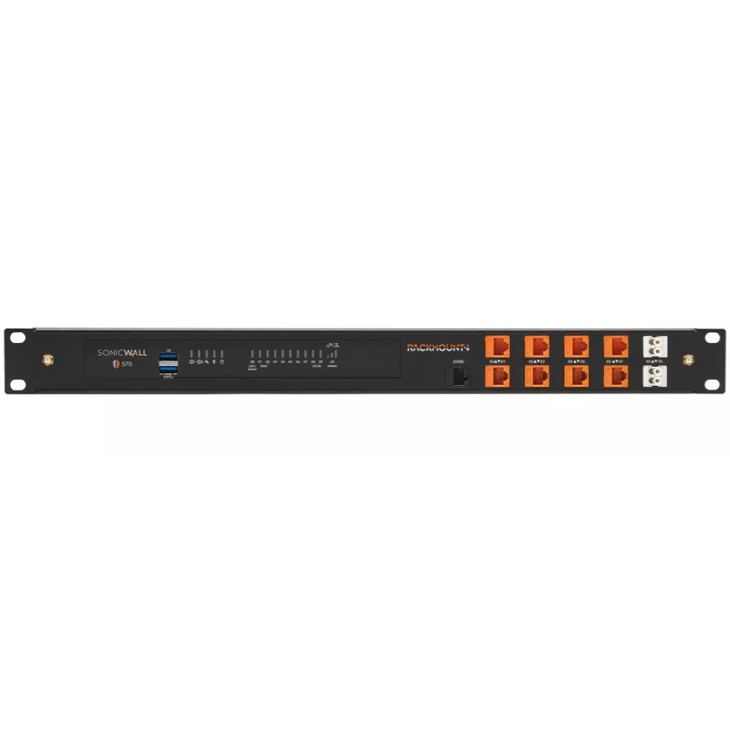 Rackmount IT rack mount kit SonicWall TZ570W RM-SW-T12 1U jaoks — ühilduv 1U rack-paigaldus