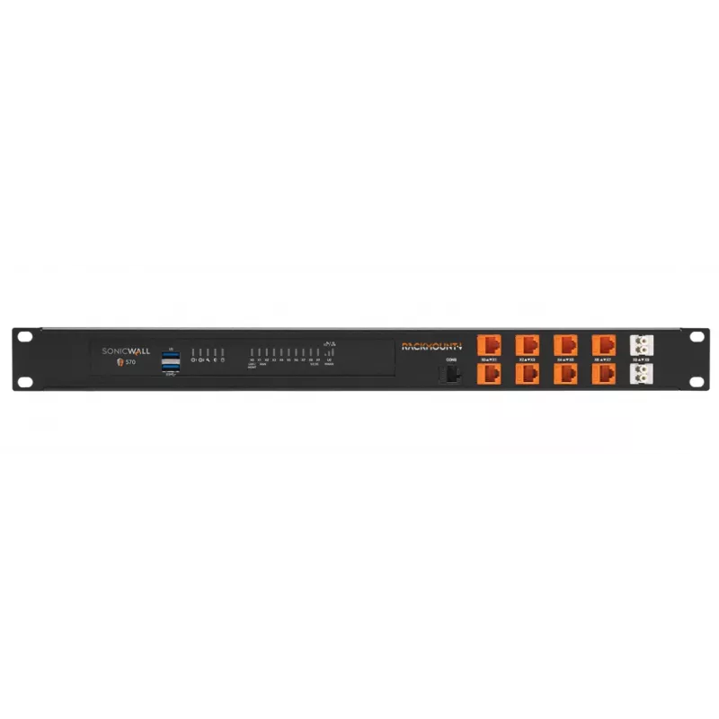 Rackmount IT rack mount kit SonicWall TZ570W RM-SW-T12 1U jaoks — ühilduv 1U rack-paigaldus