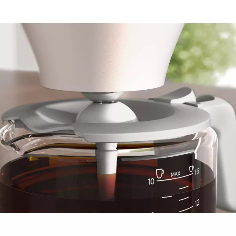 Philips Cafe Gourmet HD5416/00 tilkkkohvimasin klaaskannuga, valge