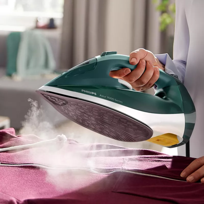 Philips 7000 seeria DST7031/70 triikraud Aurutriikraud SteamGlide Plus tallaga 2800 W Roheline, Mint värvi