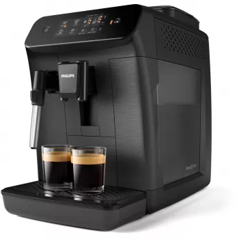 Espressomasin Philips 800 seeria EP0820/00 — täisautomaatne, 1,8 l paak, sisseehitatud keraamiline veski 275 g, 15 bar, must