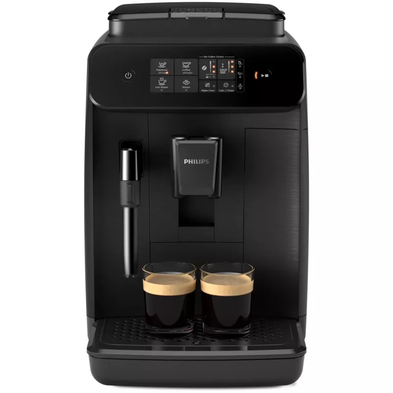 Espressomasin Philips 800 seeria EP0820/00 — täisautomaatne, 1,8 l paak, sisseehitatud keraamiline veski 275 g, 15 bar, must