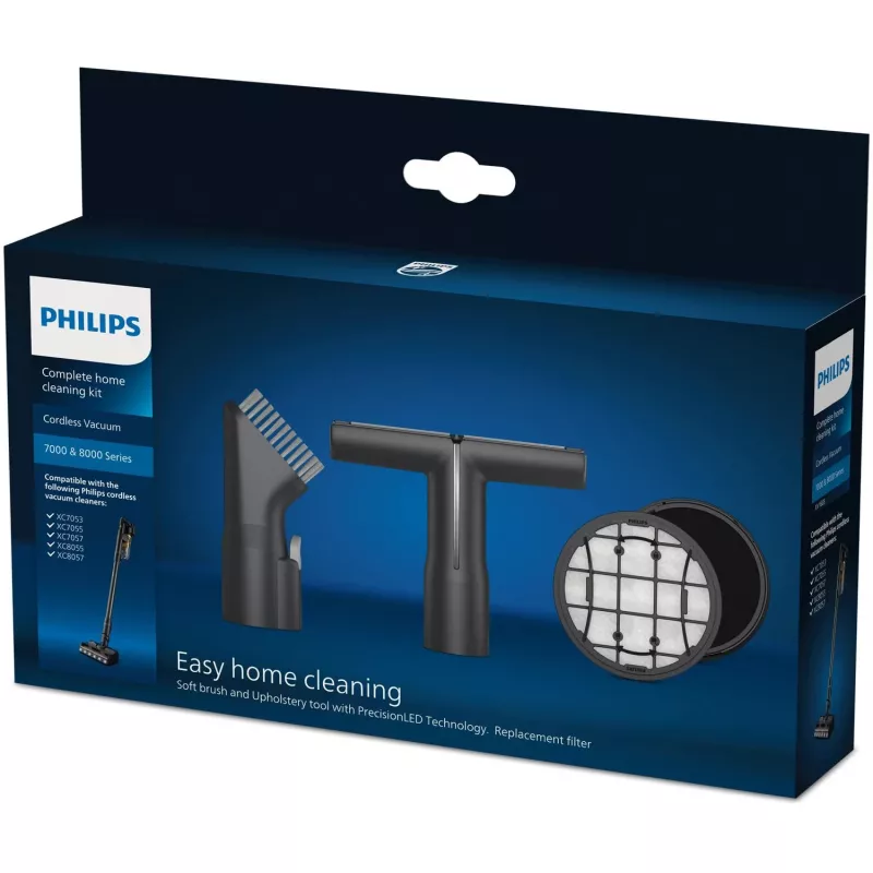 Tarvikukomplekt Philips XV1685 pulkpuhasti Must 3 tk