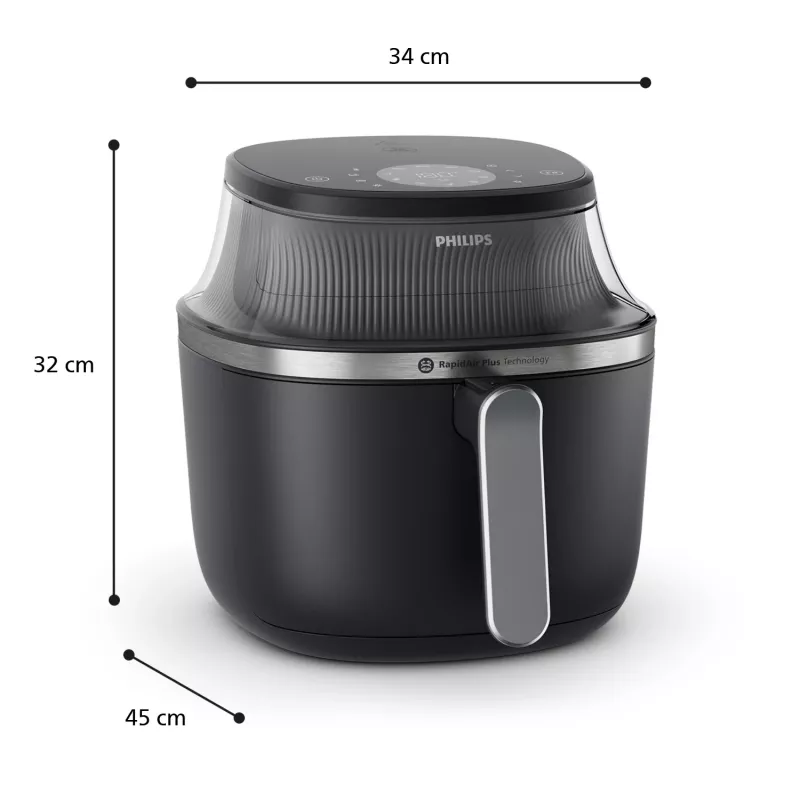 Kuumaõhufritüür Philips 3000 Series Ovi XL NA341/00 - RapidAir Plus lauapealne õhkfritüür