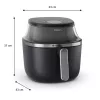 Philips 3000 seeria NA331/00 kuumõhufritüür, 6,2 L, eraldiseisev, 1700 W, must/hõbedane