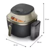 Philips 5000 seeria NA547/07 fritüür Üksik 7,2 L Eraldiseisev 2000 W Kuumaõhufritüür Must, Kuldne