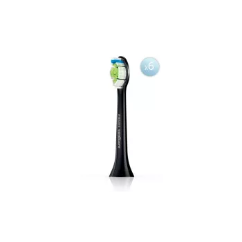 Asendusharjapead Philips HX6066/88 Optimal Valge, 6-pakk, must, 3-kuuline vahetusvälp