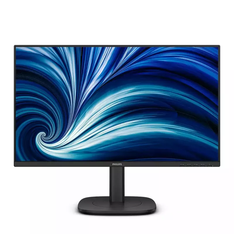 Monitor Philips 24B2U3601 23,8-tolline (60,5 cm) IPS Quad HD 2560x1440, USB 3.2 jaotur, USB-C, kõlarid, kõrguse reguleerimine, VESA, must