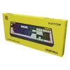 HATOR Icefall klaviatuur mängurile USB QWERTY US English must RGB LED