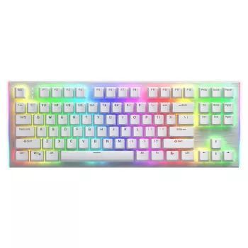 HATOR Gravity X TKL klaviatuur Mängimine USB QWERTY USA inglise Valge