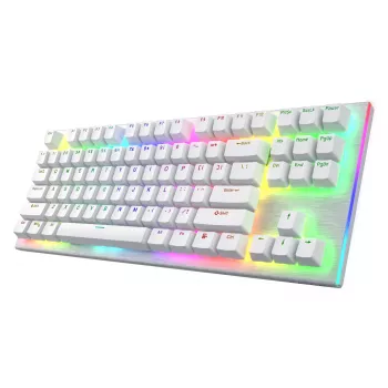 HATOR Gravity X TKL klaviatuur Mängimine USB QWERTY USA inglise Valge