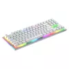 HATOR Gravity X TKL klaviatuur Mängimine USB QWERTY USA inglise Valge