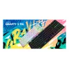 HATOR Gravity X TKL klaviatuur Mängimine USB QWERTY USA inglise Valge