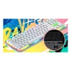 HATOR Gravity X TKL klaviatuur Mängimine USB QWERTY USA inglise Valge