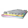 HATOR Gravity TKL klaviatuur Mängimine USB QWERTY USA inglise keel Valge