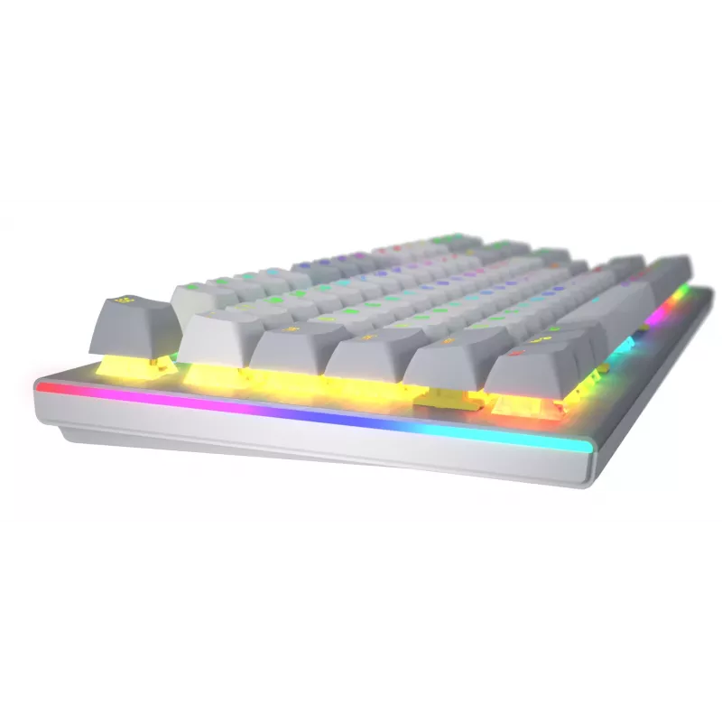 HATOR Gravity TKL klaviatuur Mängimine USB QWERTY USA inglise keel Valge