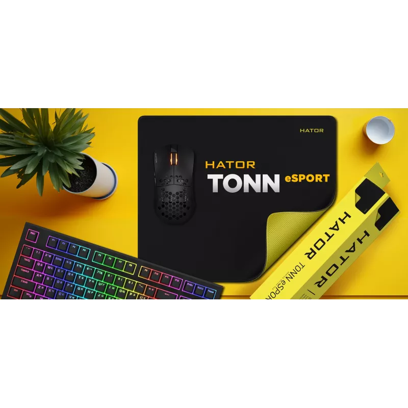 HATOR Tonn eSport mängurihiirematt Must