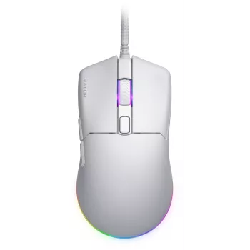 Hiir HATOR Pulsar 3 Optiline Kollane 12000 DPI 6 Nuppu Valge
