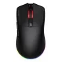HATOR Pulsar 3 Wireless, must - Optilised kollased 100M lülitid PixArt PMW 3311 (HTM630)