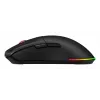 HATOR Pulsar 3 Wireless, must - Optilised kollased 100M lülitid PixArt PMW 3311 (HTM630)