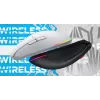HATOR Pulsar 3 Wireless, must - Optilised kollased 100M lülitid PixArt PMW 3311 (HTM630)