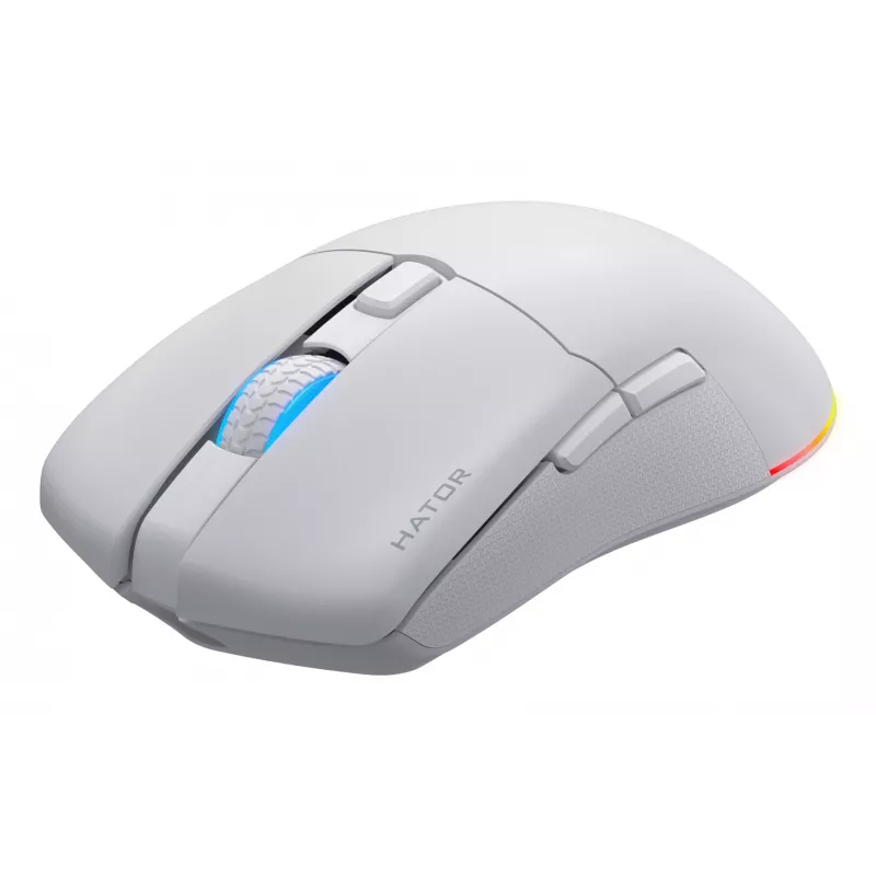HATOR Pulsar 3 Wireless, valge - optiline kollane 100M lülitid PixArt PMW 3311 (HTM631)