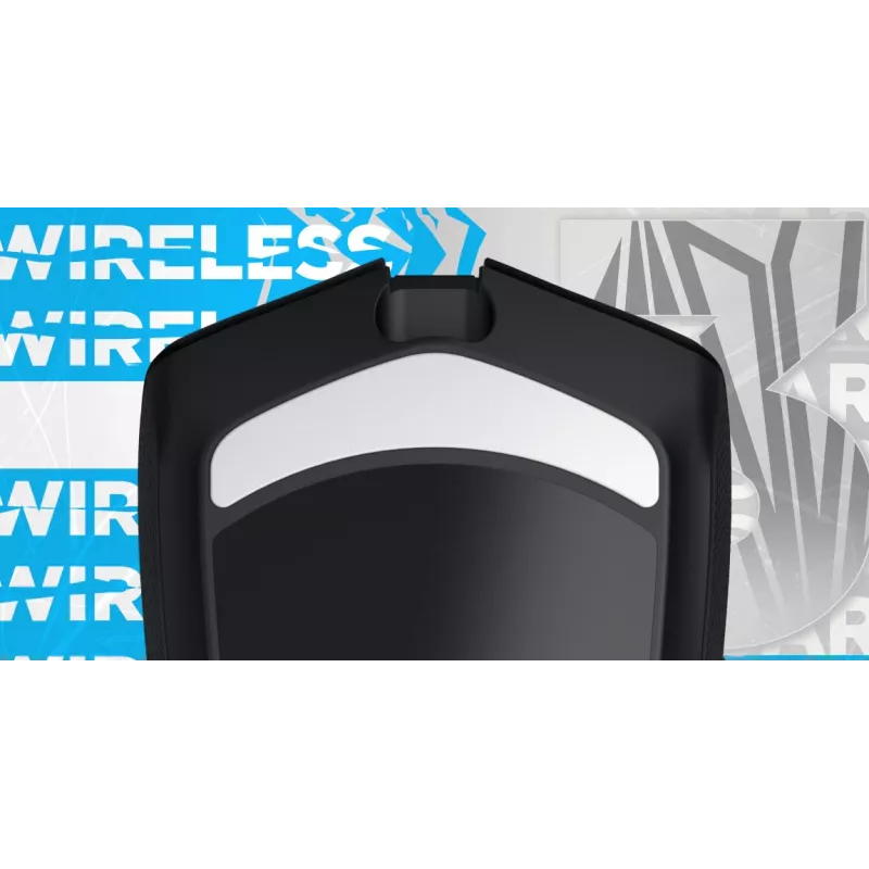 HATOR Pulsar 3 Wireless, valge - optiline kollane 100M lülitid PixArt PMW 3311 (HTM631)
