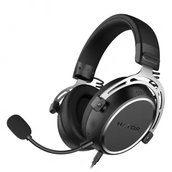 HATOR HYPERGANG 3 Hi-Res peakomplekt, juhtmega, peapaelaga, mänguritele, USB USB-C / USB Type-A, must