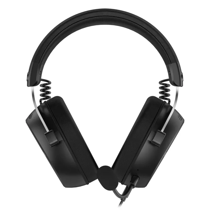 HATOR HYPERGANG 3 Hi-Res peakomplekt, juhtmega, peapaelaga, mänguritele, USB USB-C / USB Type-A, must