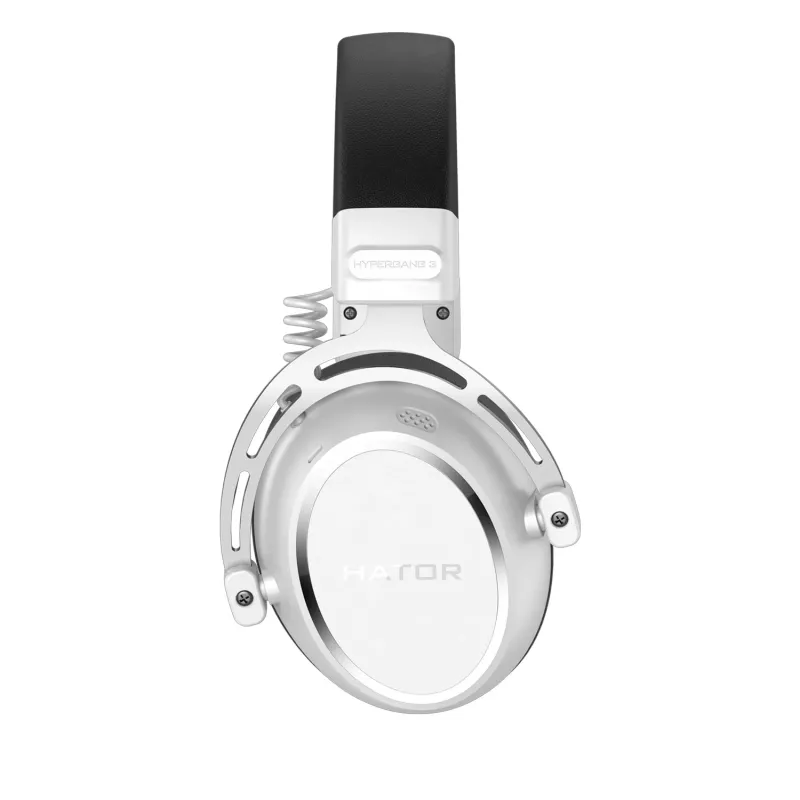 HATOR HYPERGANG 3 Hi-Res Headset Wired Head-band Gaming USB USB-C / USB Type-A Valge