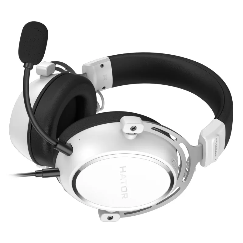 HATOR HYPERGANG 3 Hi-Res Headset Wired Head-band Gaming USB USB-C / USB Type-A Valge