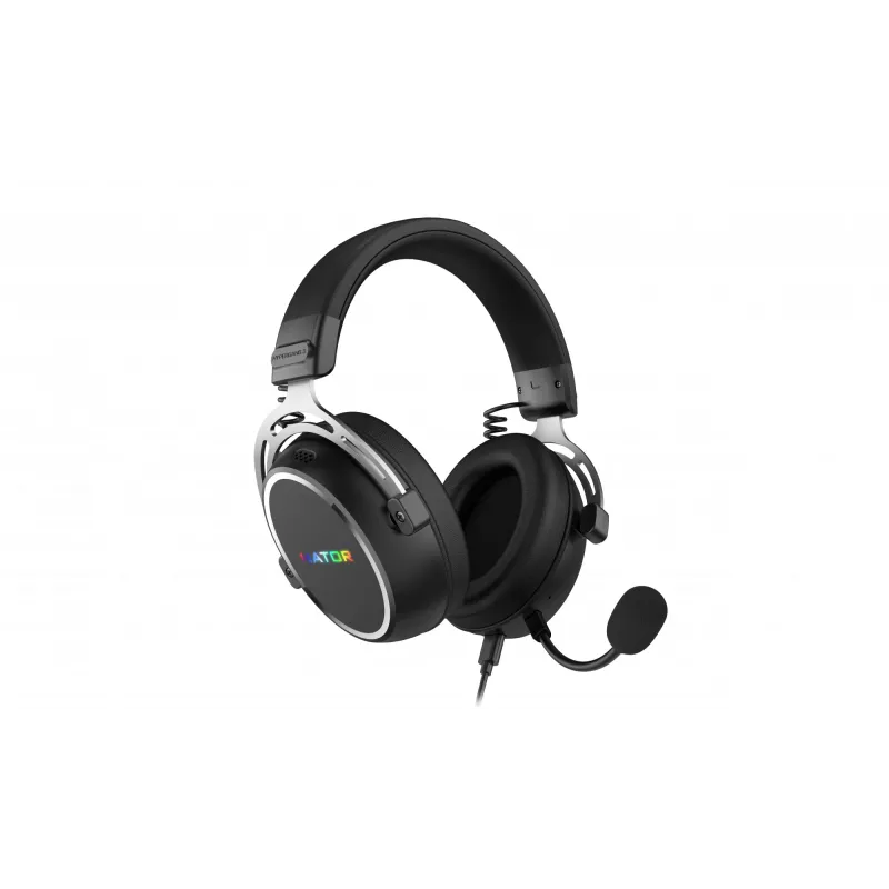 HATOR Hypergang 3 USB Peakomplekt Juhtmega ja Juhtmevaba Peapael Mängimine USB USB-C / USB Type-A Bluetooth Must