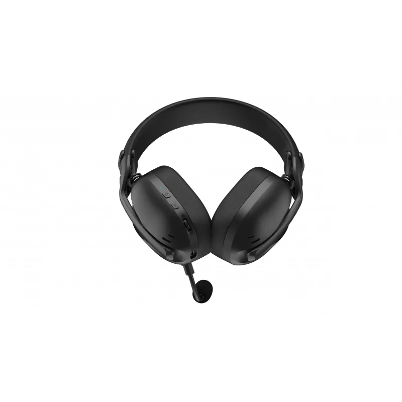 HATOR Hyperpunk 3 Wireless kõrvaklapid, juhtmega ja juhtmevaba peakomplekt, mänguritele, USB-C/USB-A, Bluetooth, must