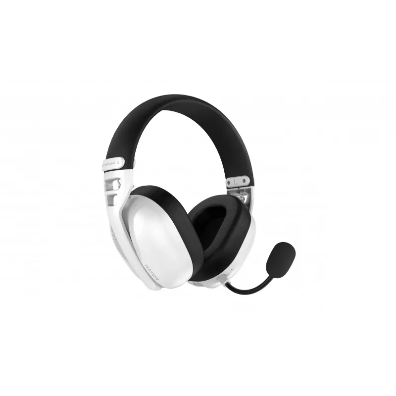 HATOR Hyperpunk 3 Wireless peakomplekt juhtmega ja juhtmevaba peakomplekt Peapael Mängimine USB USB-C / USB Type-A Bluetooth Valge